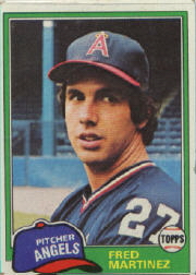 1981 Topps Baseball Cards      227     Fred Martinez RC